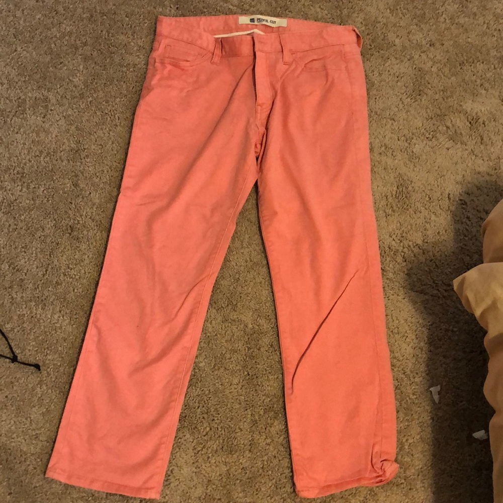 Coral pants